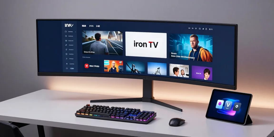 Iron tv pro : application IPTV avancée pour une expérience de streaming fluide sur tous les appareils.