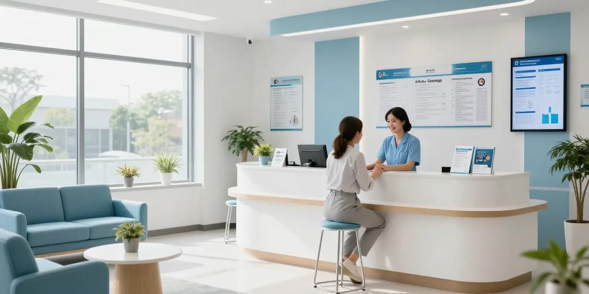 "Hair transplant Turkey: professional consultation at a modern healthcare clinic, showcasing medical services and patient care."