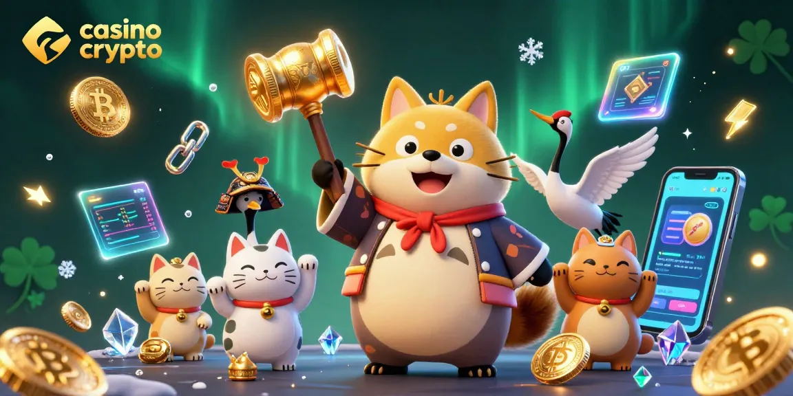 Jouez au casino crypto et découvrez des jeux immersifs avec des personnages colorés et des éléments de blockchain.