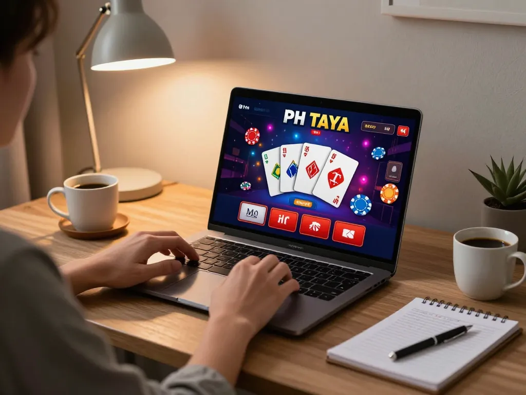 Engaging online gameplay on PH TAYA app with detailed graphics and strategic notes