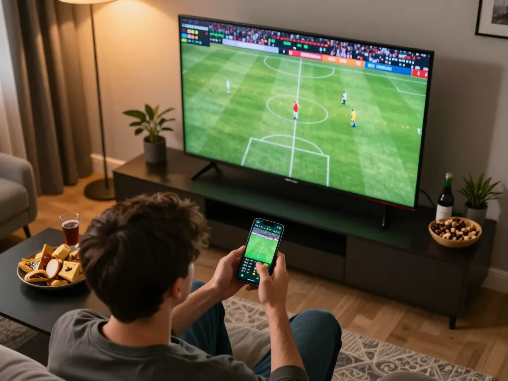 Engaging sports betting experience on the go with go8 app amidst excitement.