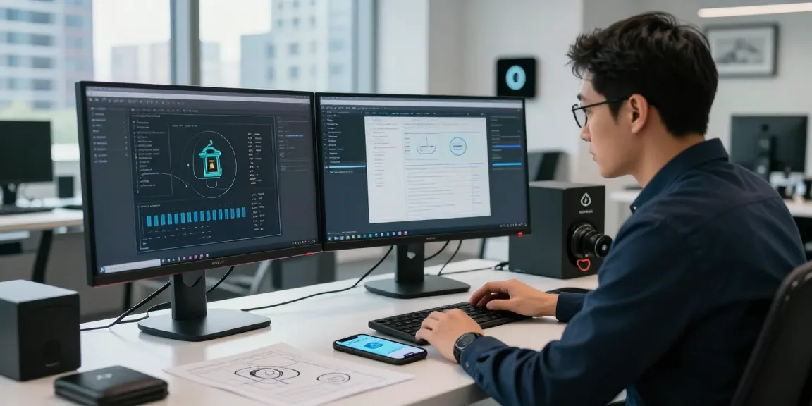 Recover stolen cryptocurrency through expert analysis in a focused office.