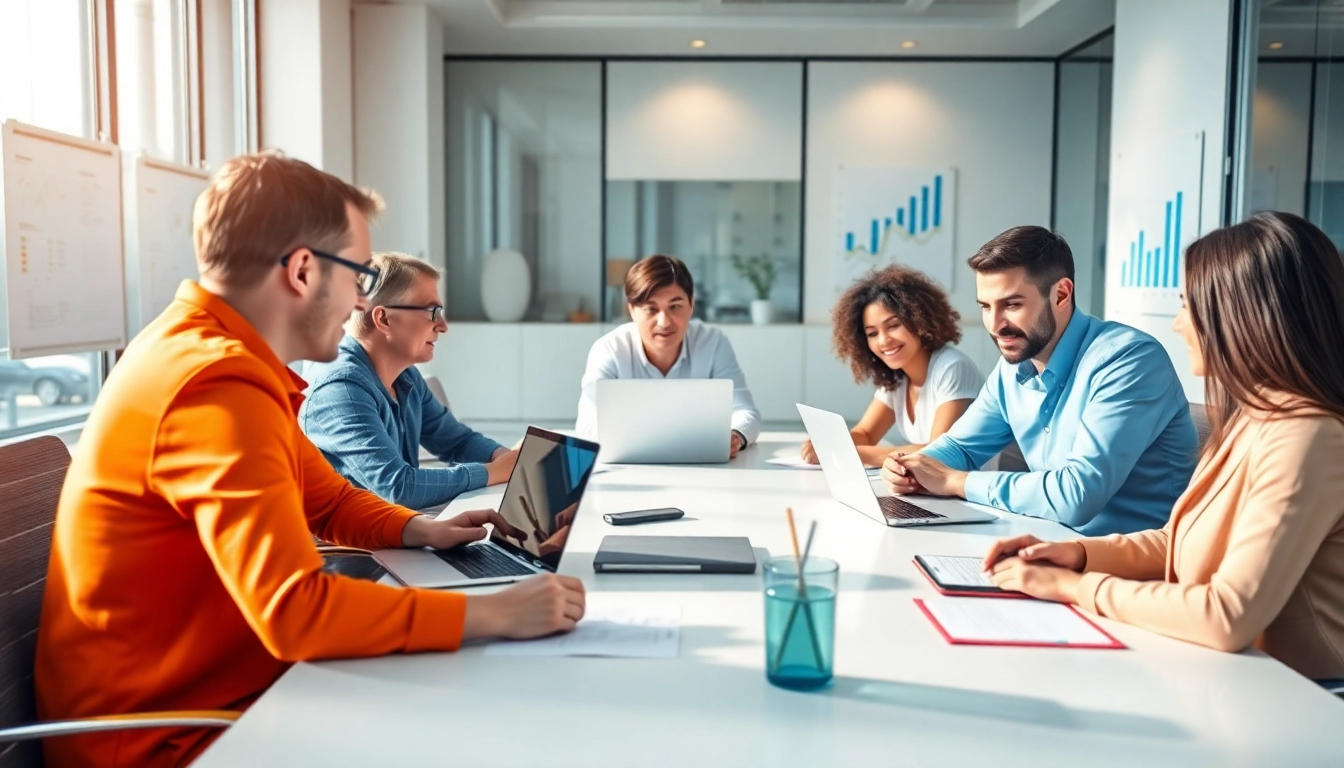 Analysing marketing strategies at https://alvionz.de/ with a collaborative team in a modern office.