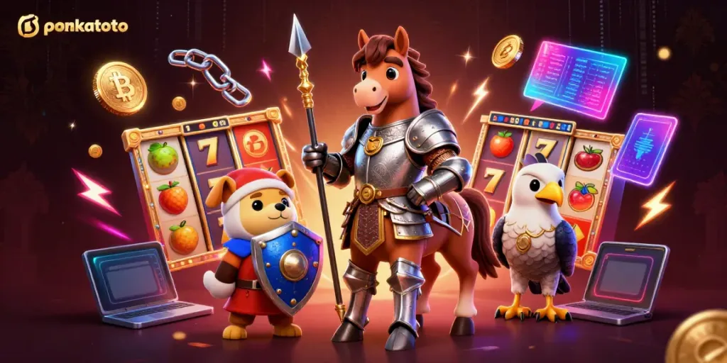 Menangkan permainan slot di puncaktoto dengan karakter ksatria dan elemen menarik lainnya.
