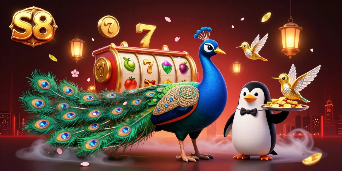 S8 captivates players with an engaging 3D slot gaming scene featuring vibrant characters and dynamic elements.