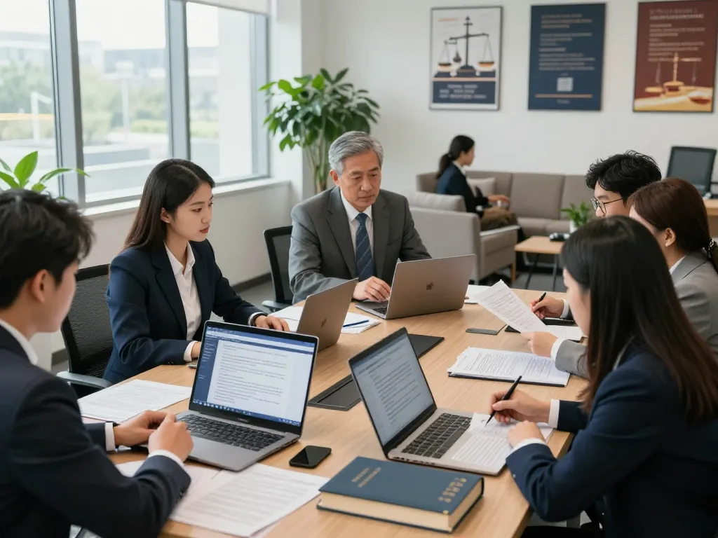 Find attorney USA consultation with diverse legal team in modern office