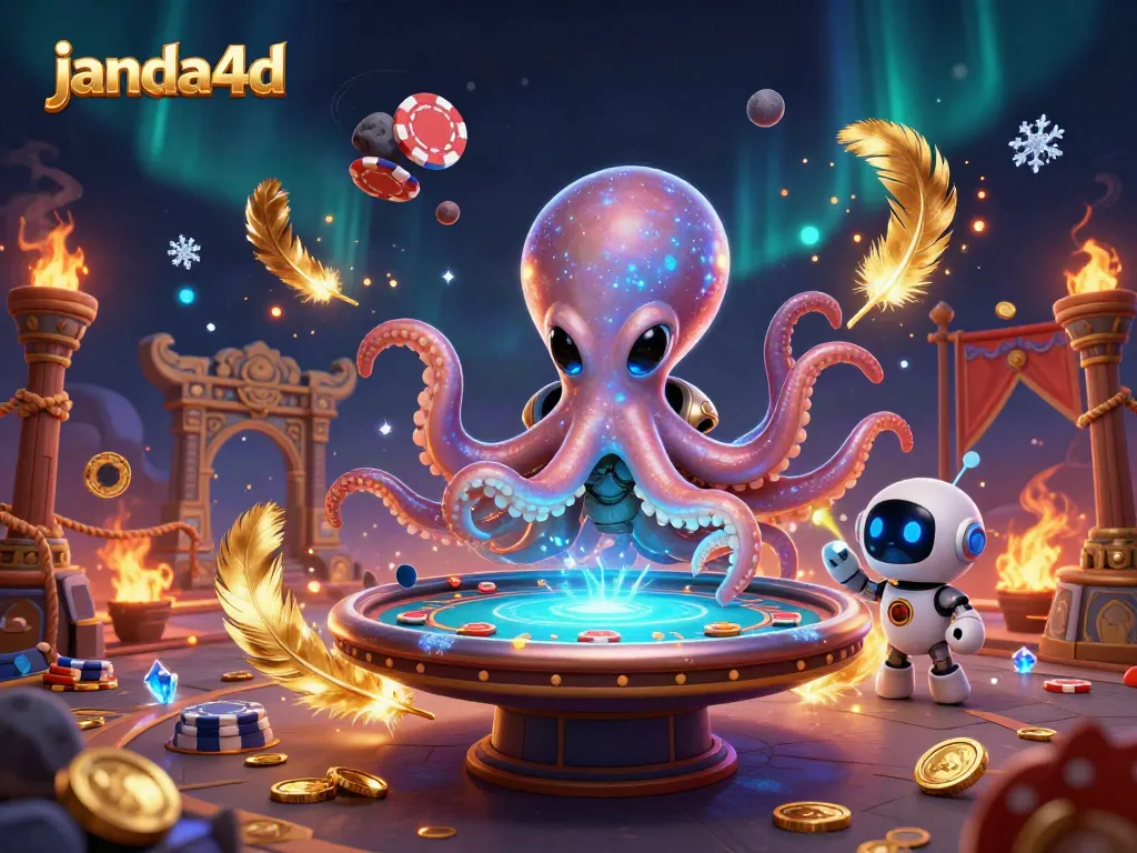 Janda4D menghadirkan pengalaman bermain yang dinamis pada meja poker holografis dengan efek menarik.