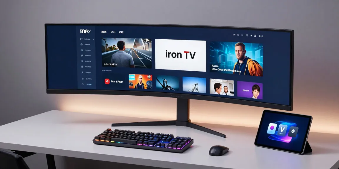 Iron tv pro : application IPTV avancée pour une expérience de streaming fluide sur tous les appareils.