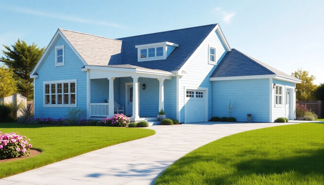 Stunning Cape Cod homes with attached garage and coastal flowers highlight classic architecture.