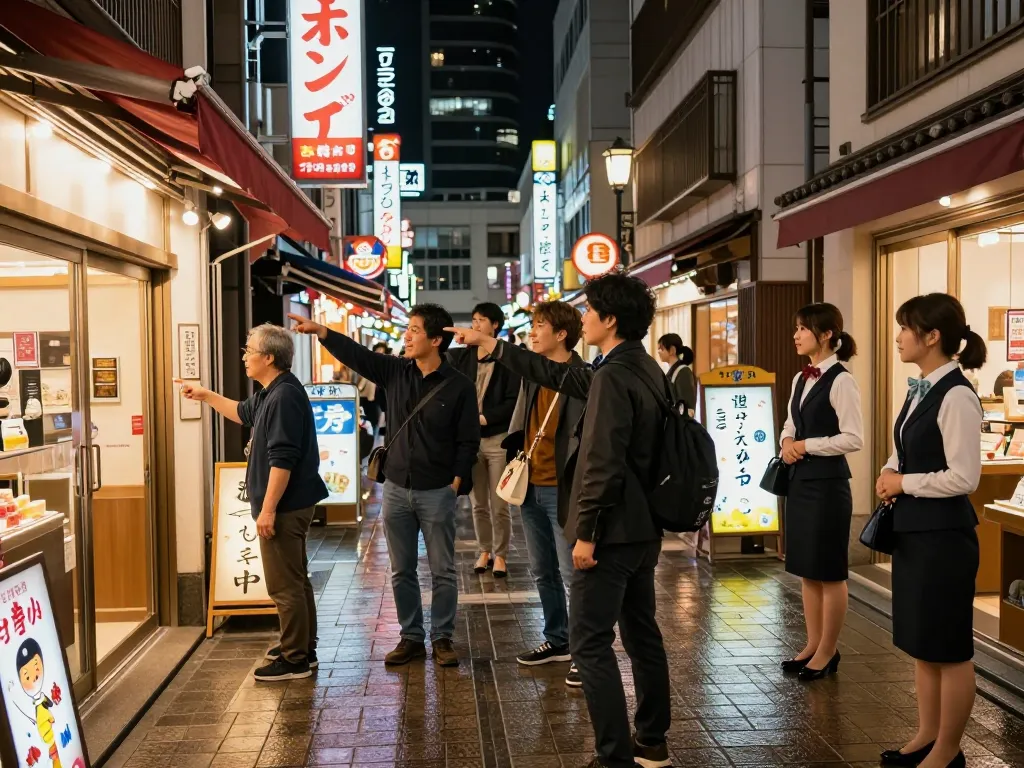 訪問のためのトップおすすめを提供する活気ある中洲ソープ街を体験してください。