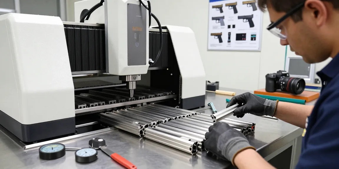 Precision Glock slide manufacturing at https://precisionglockslides.com showcasing high-quality craftsmanship and engineering.