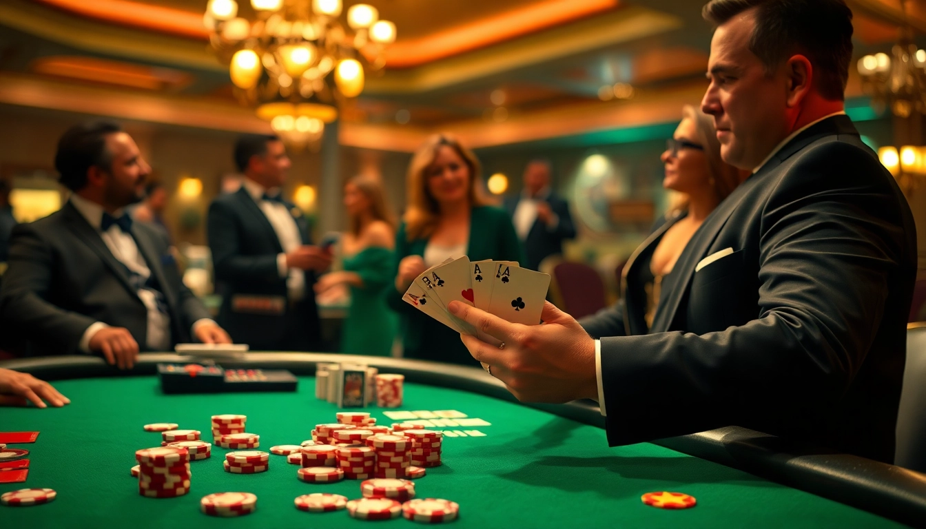 Experience the thrills of casino gaming with a Vegas hero dealer at the table.