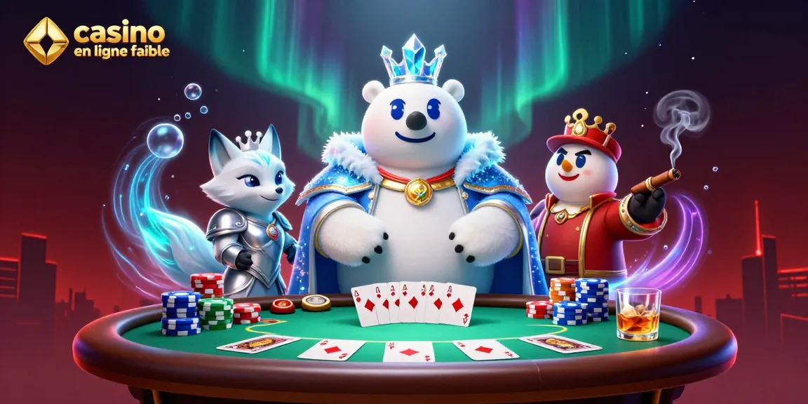 Jouer à casino en ligne fiable avec un ours polaire royal, de l'énergie boréale et une table de poker dynamique