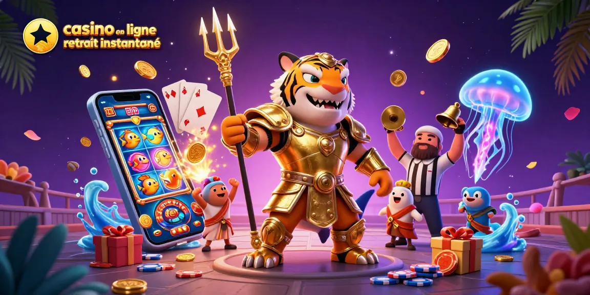 Profitez des gains rapides au casino en ligne retrait instantané avec un grand guerrier marin et des jeux attractifs.