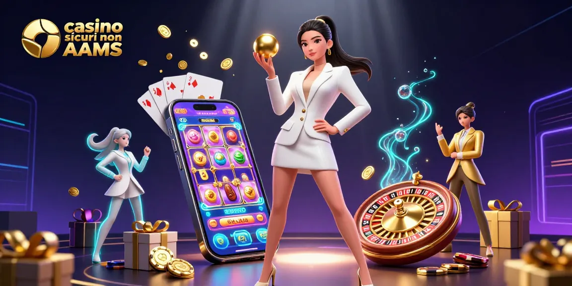 Scopri emozionanti esperienze di gioco presso i casino sicuri non AAMS con elementi 3D vivaci e un'atmosfera di lusso.