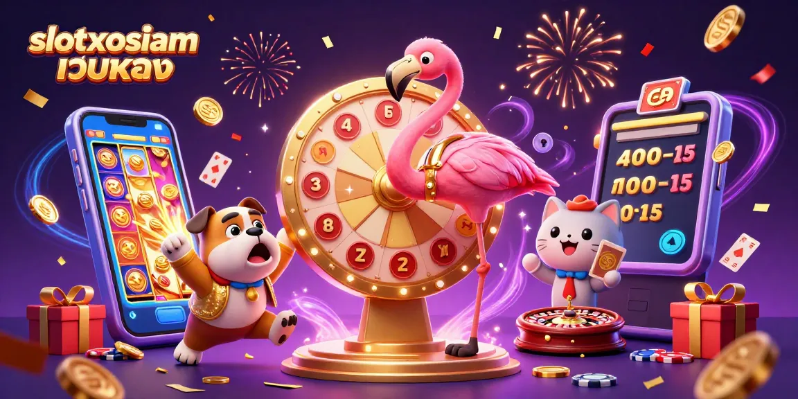 เล่นเกมสล็อตออนไลน์ slotxosiam เว็บตรง พร้อมลุ้นรางวัลใหญ่ในบรรยากาศคาสิโนสุดพิเศษ