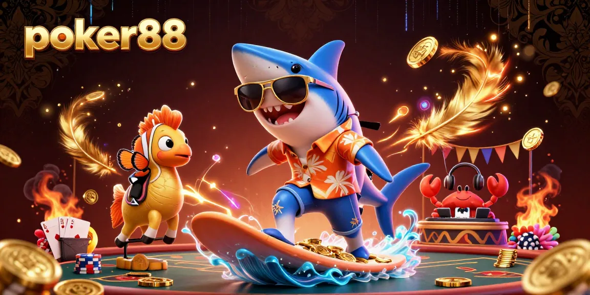 Experience the excitement of poker88 with vibrant characters and dynamic casino action.
