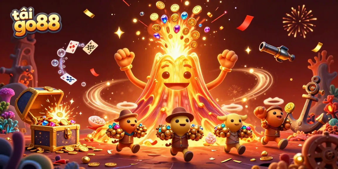 Experience thrilling gameplay and treasure in tải go88 with vibrant animations of riches and adventure