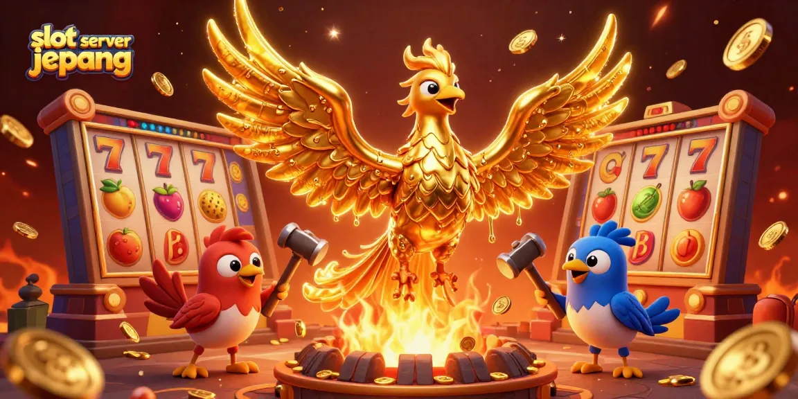 Experience thrilling gameplay with slot server jepang and vibrant gaming elements in an exciting 3D scene.
