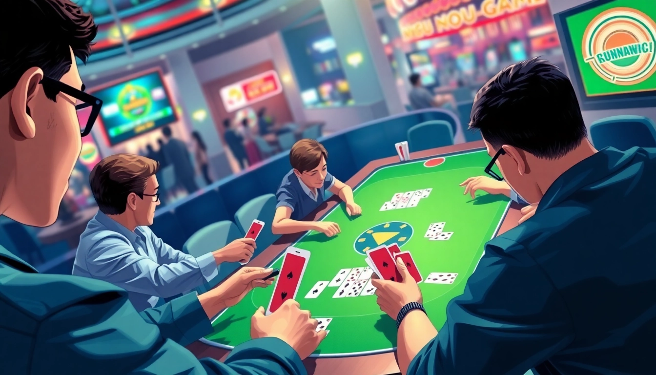 Exciting scene of players enjoying yono rummy online with vibrant visuals and engaging atmosphere.